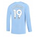 Manchester City Julian Alvarez #19 Voetbalkleding Thuisshirt 2023-24 Lange Mouwen